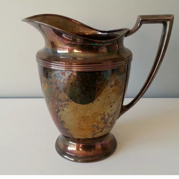 WINDSOR WM Rogers Silverplate Water Pitcher #3717 - Picture 3 of 5